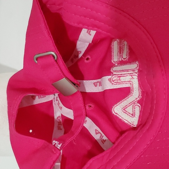 FILA HOT PINK ADJUSTABLE BASEBALL CAP HAT - Picture 6 of 7